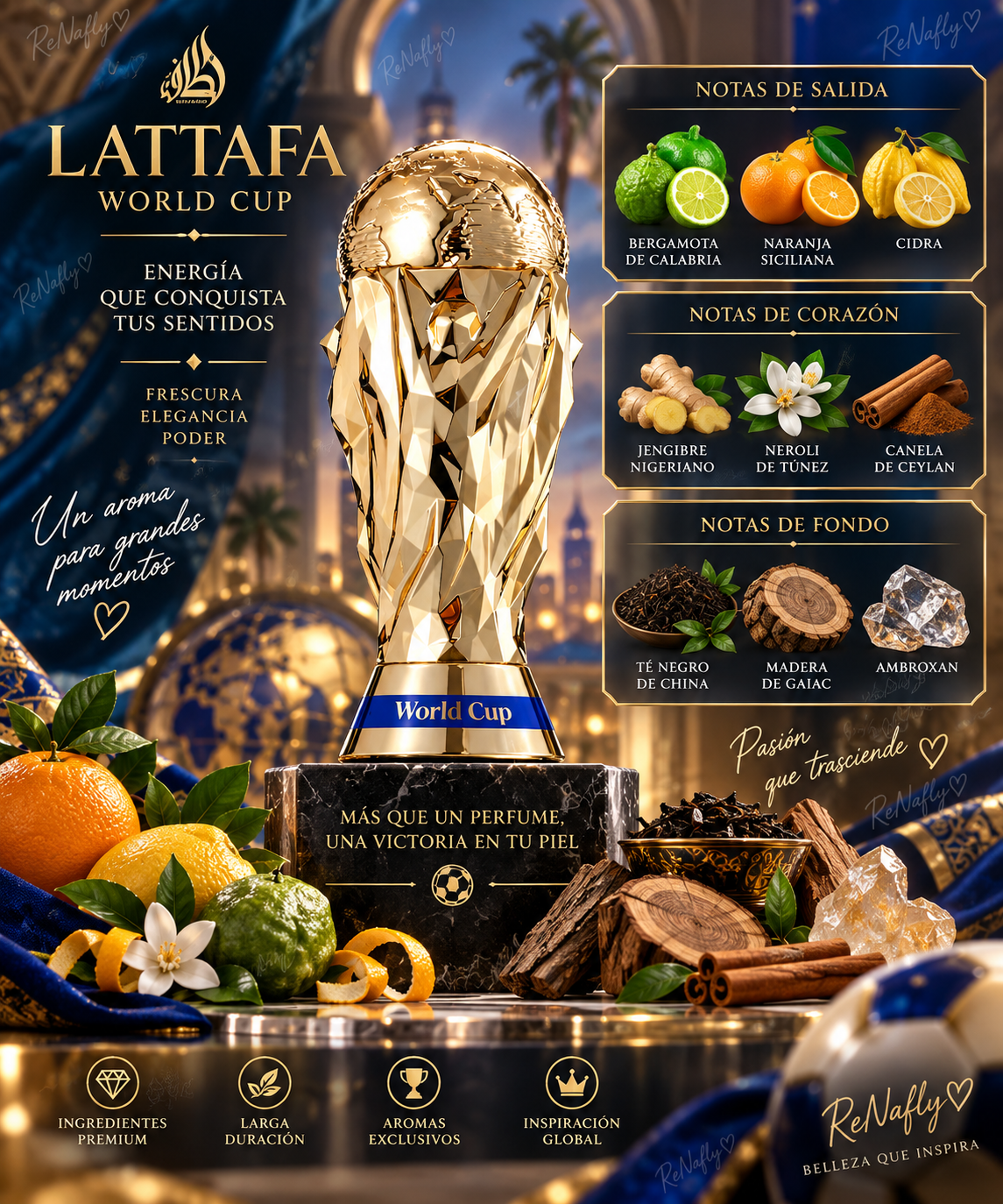 World Cup VIP, Zakat, Eau de Parfum, Unisex, 80ml