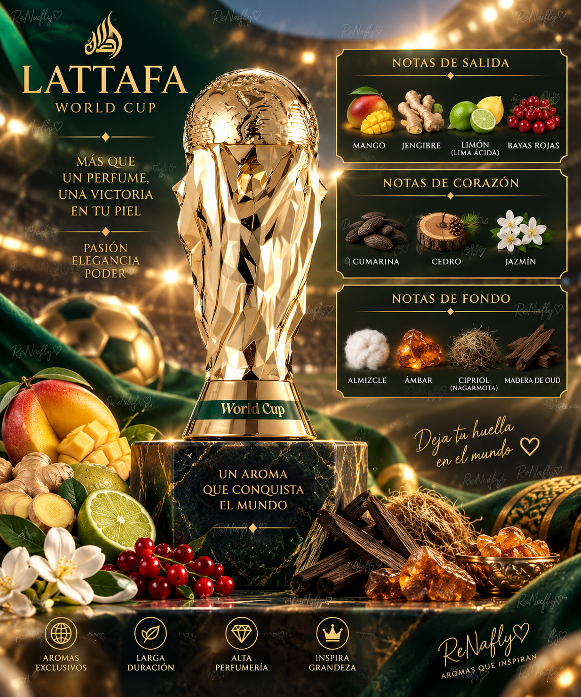 World Cup, Zakat, Eau de Parfum, Unisex, 80ml