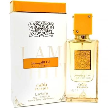 Ana Abiyedh Passion, Lattafa, Eau de Parfum, Mujer, 80ml
