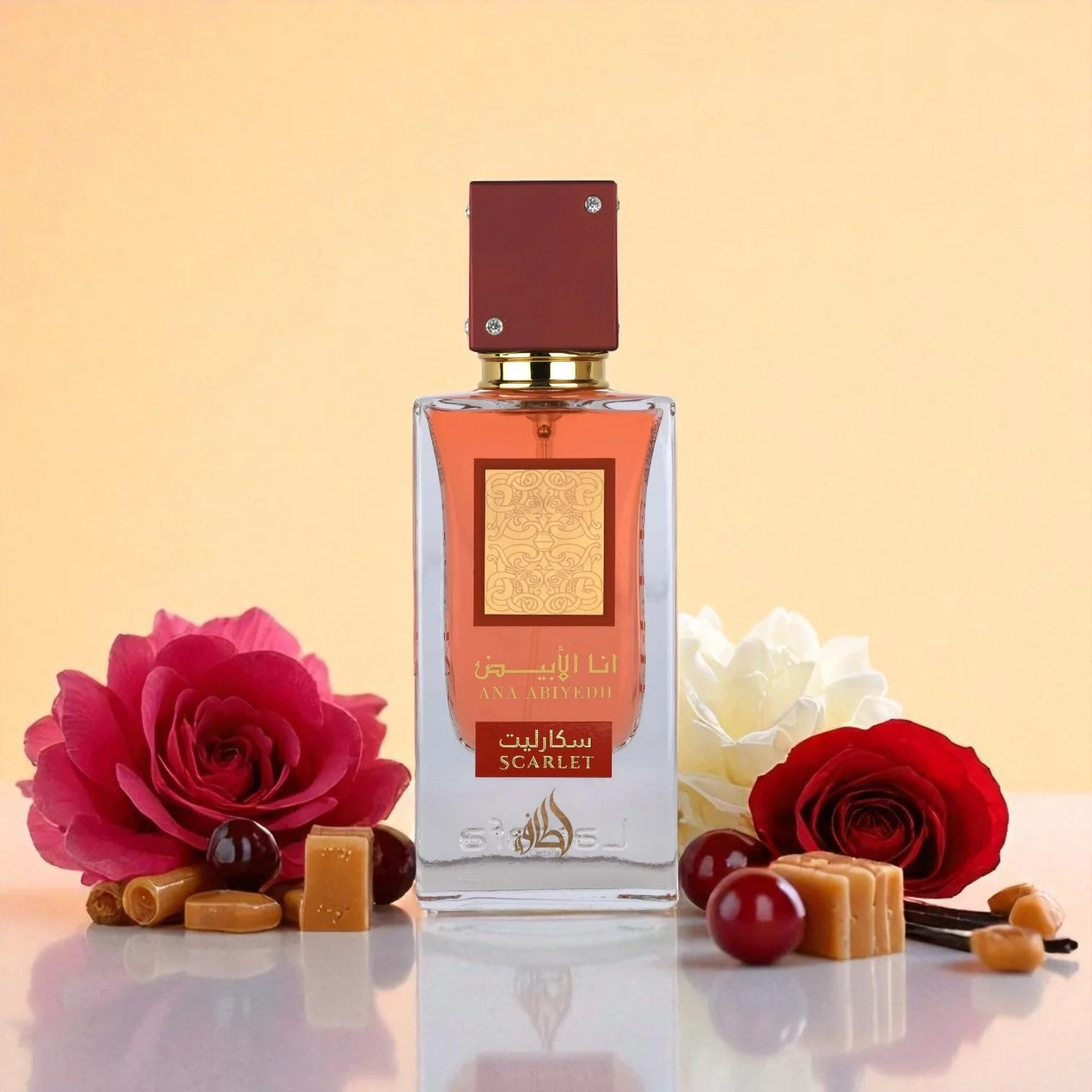 Ana Abiyedh Scarlet, Lattafa, Eau de Parfum, Mujer, 80ml