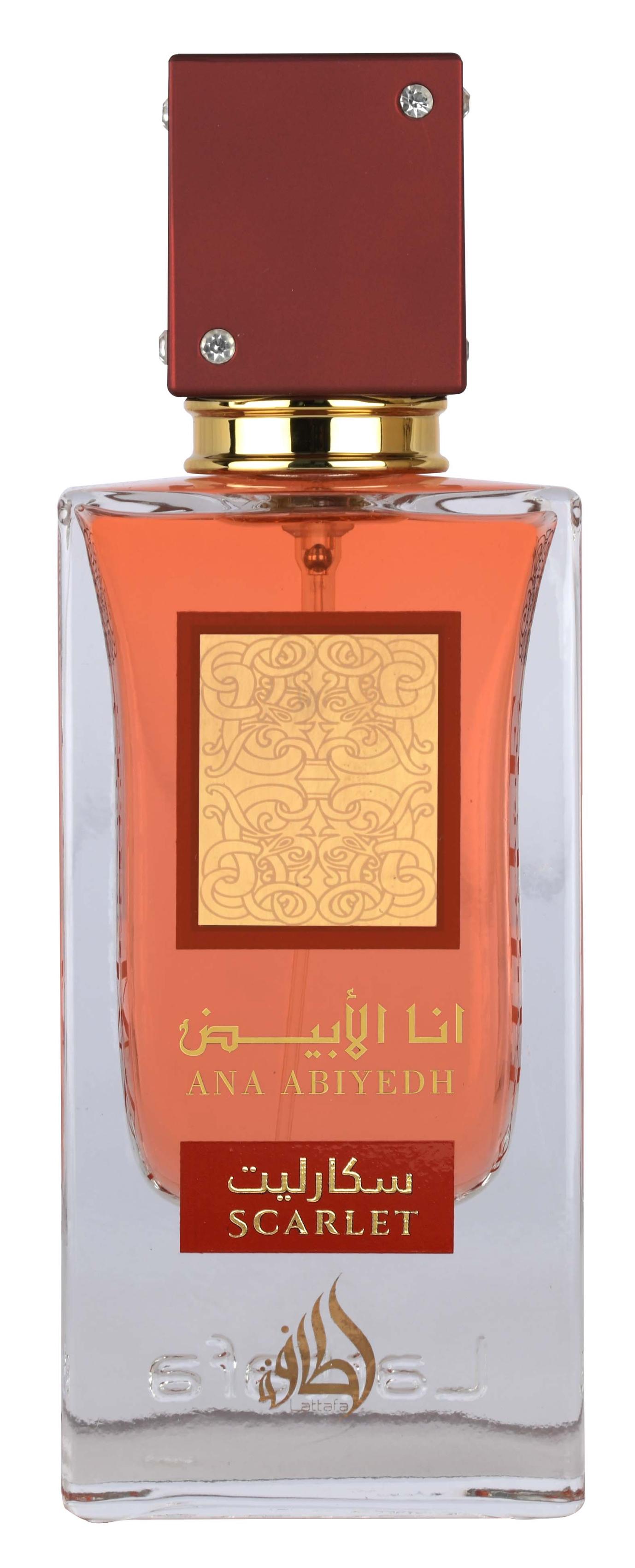 Ana Abiyedh Scarlet, Lattafa, Eau de Parfum, Mujer, 80ml