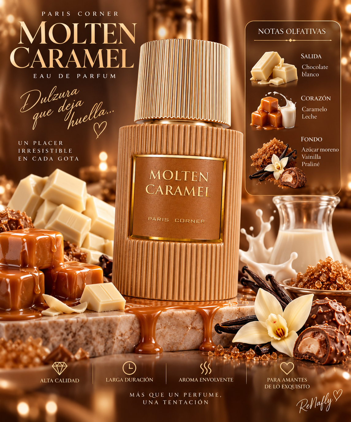 Molten Caramel, Paris de Corner, Eau de Parfum, Unisex, 100ml