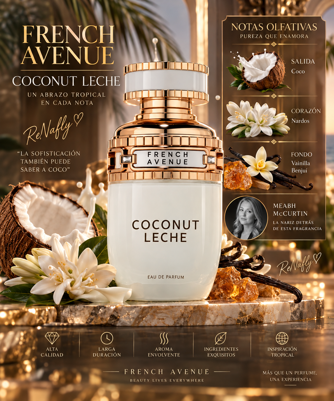 Coconut Leche, French Avenue, Eau de Parfum, Woman, 100ml