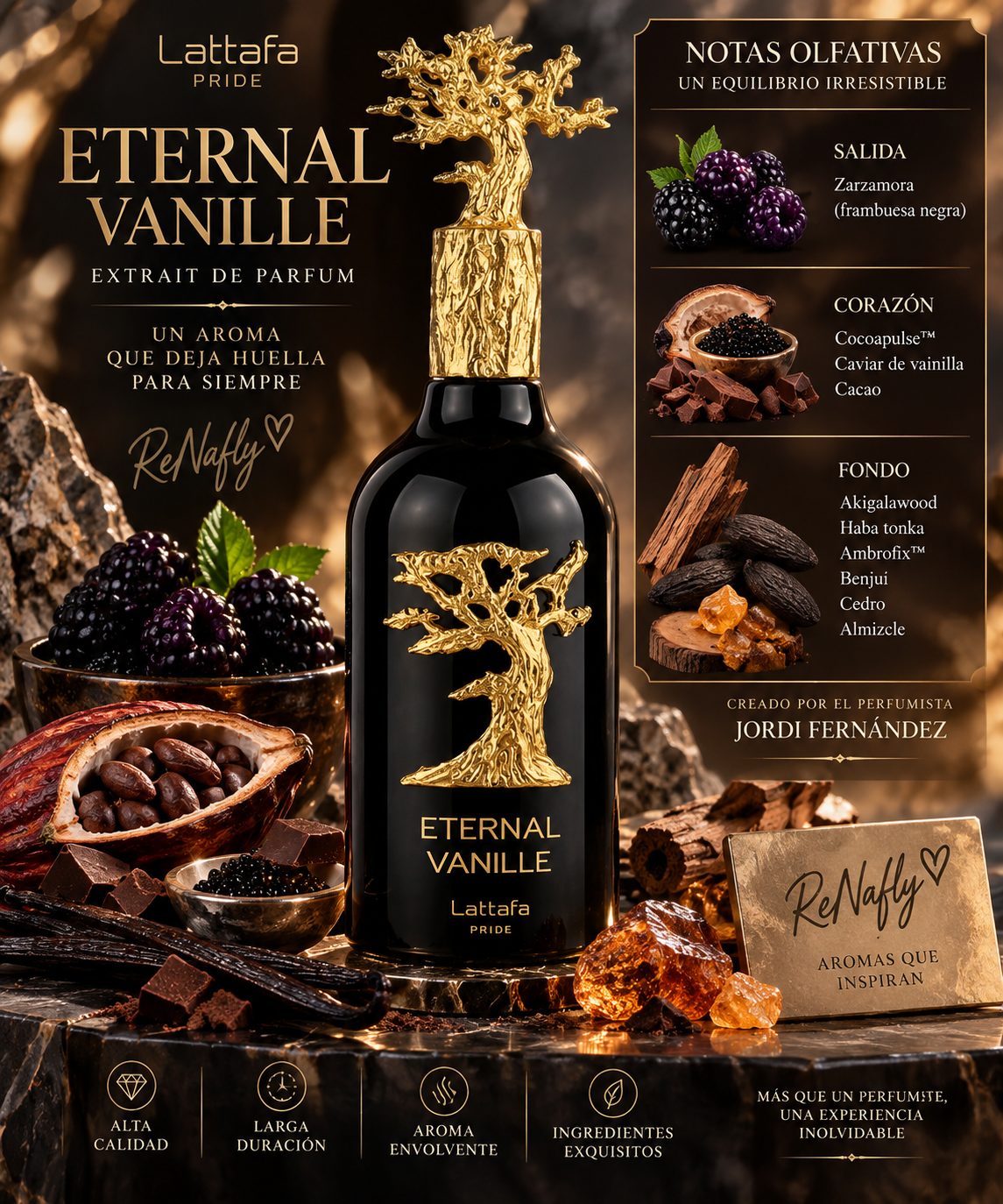 Eternal Vanille, Lattafa, Eau de Parfum, Unisex, 100ml