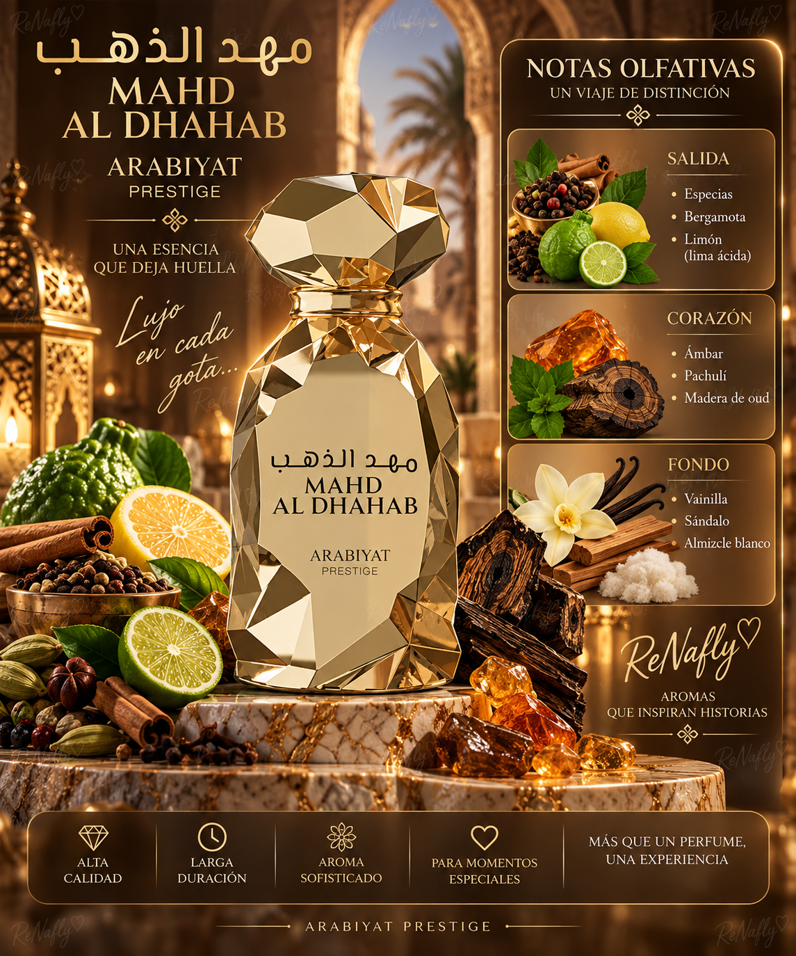 Mahd AI Dhahab, Arabiyat Prestige, Eau de Parfum, Unisex, 100ml