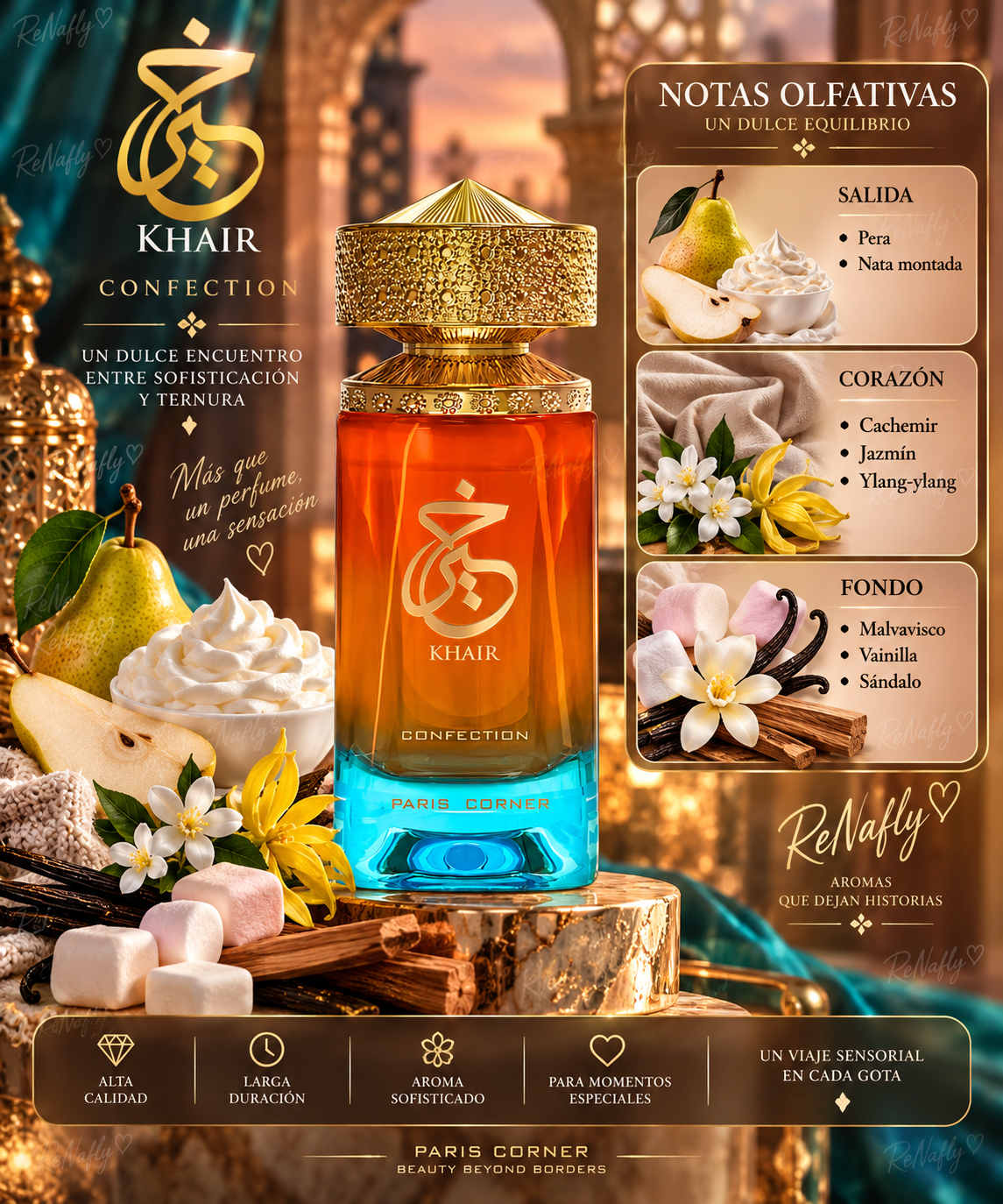 Khair Cofection, Paris Corner, Eau de Parfum, Women, 100ml