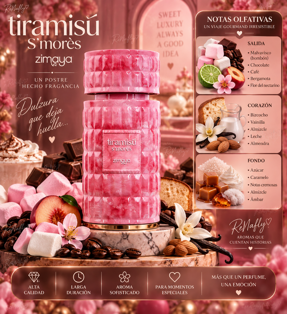 Tiramisu S mores, Zimaya, Eau de Parfum, Women, 100ml