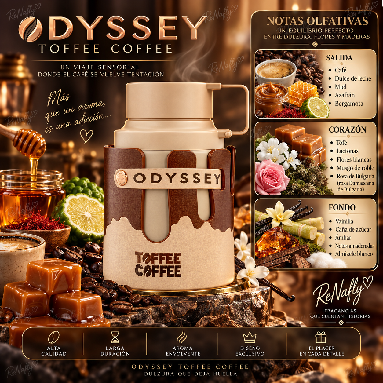 Odyssey Toffe Coffee, Armaf, Eau de Parfum, Unisex, 100ml