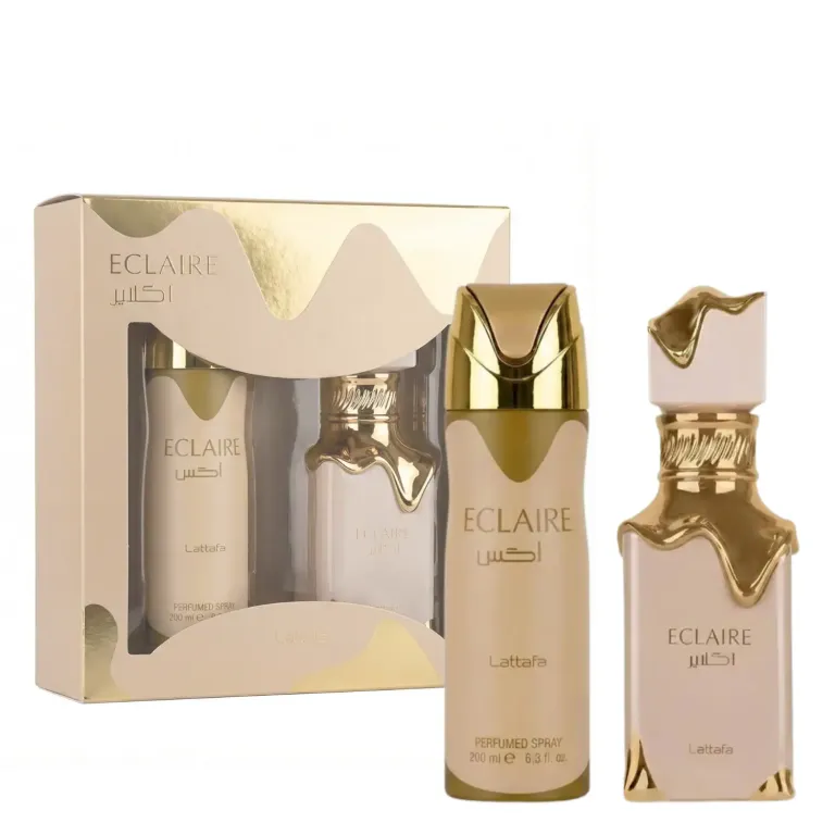 Set Eclaire 2 Pzs, Lattafa, Eau de Parfum, Women, Perfume 100ml, Perfume Spray 200ml,