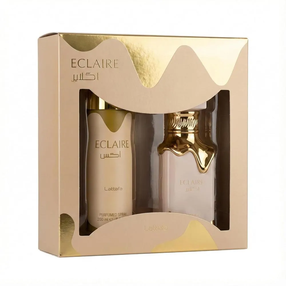 Set Eclaire 2 Pzs, Lattafa, Eau de Parfum, Women, Perfume 100ml, Perfume Spray 200ml,