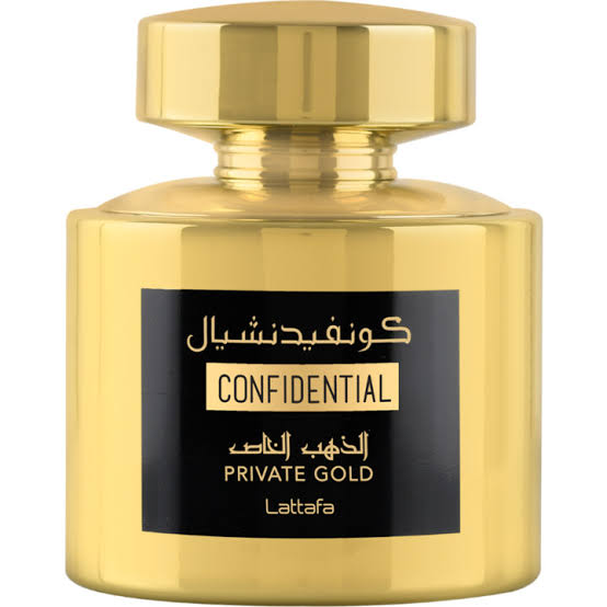 Confidential Private Gold, Lattafa, Eau de Parfum, Unisex, 100ml
