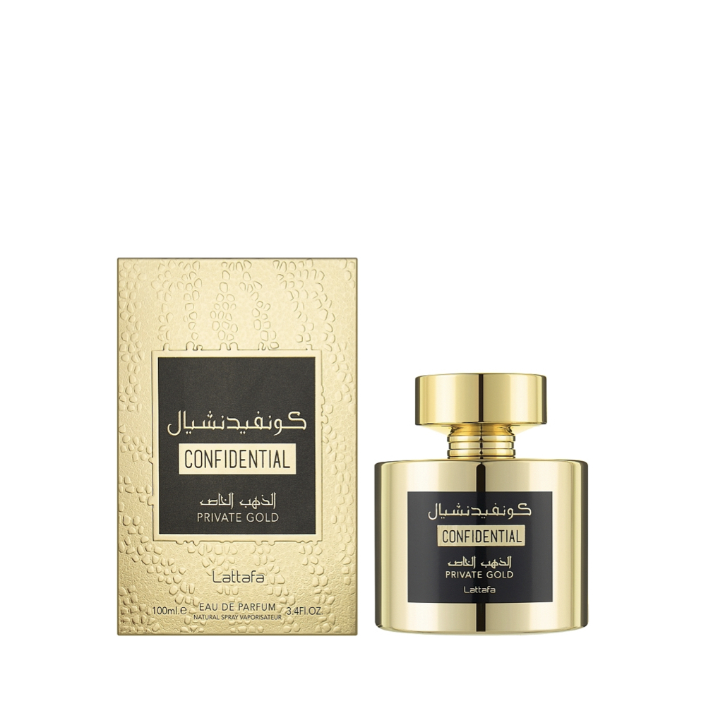 Confidential Private Gold, Lattafa, Eau de Parfum, Unisex, 100ml