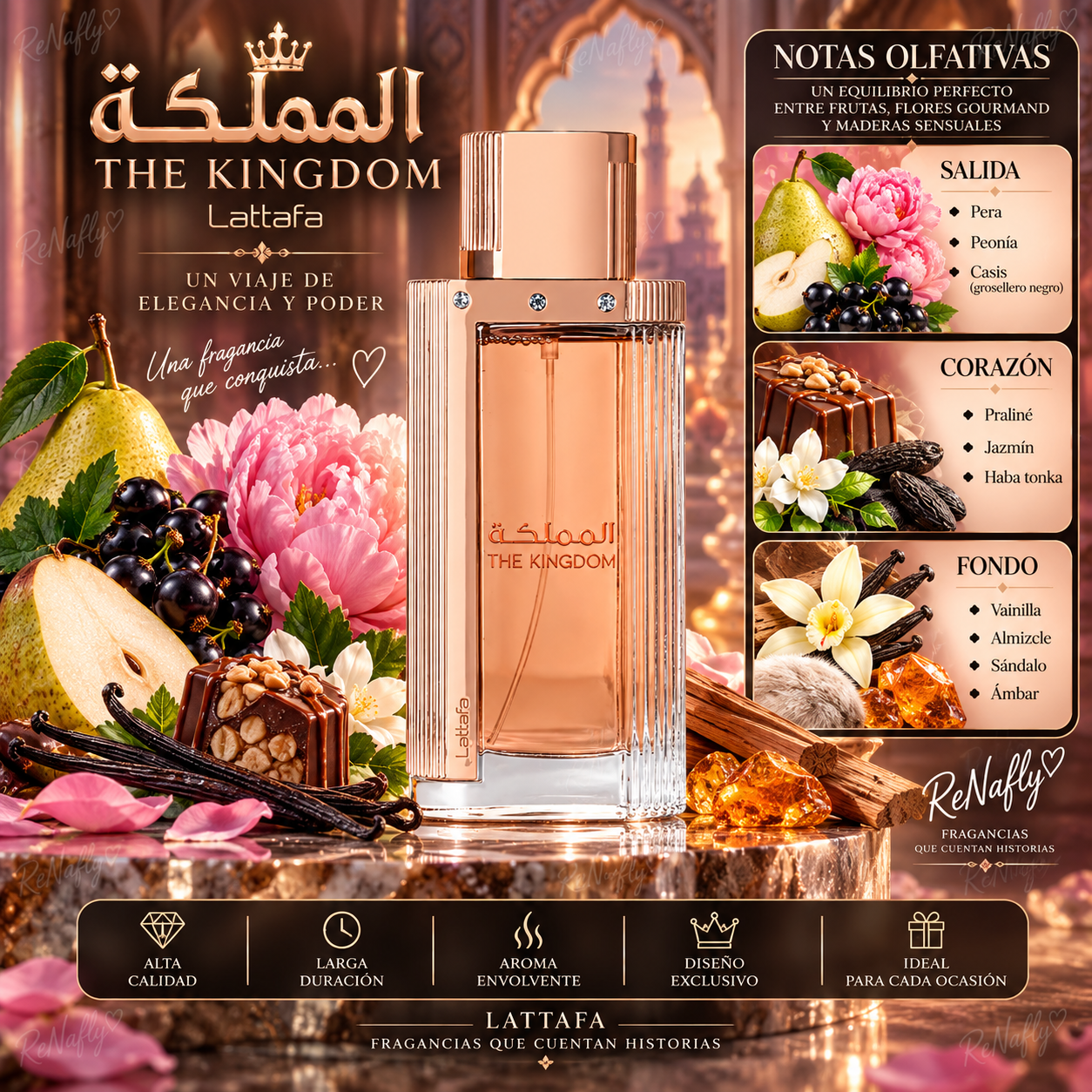 The Kingdom For, Lataffa, Eau de Parfum, Women, 100ml