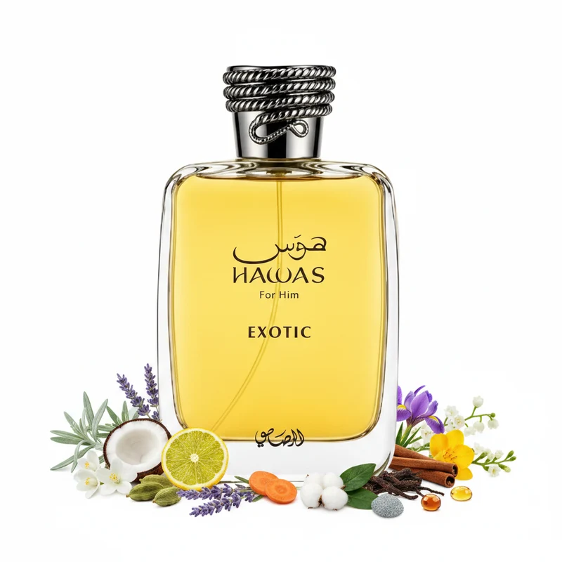 Hawas Exotic, Rasasi, Eau de Parfum, Hombre, 100ml