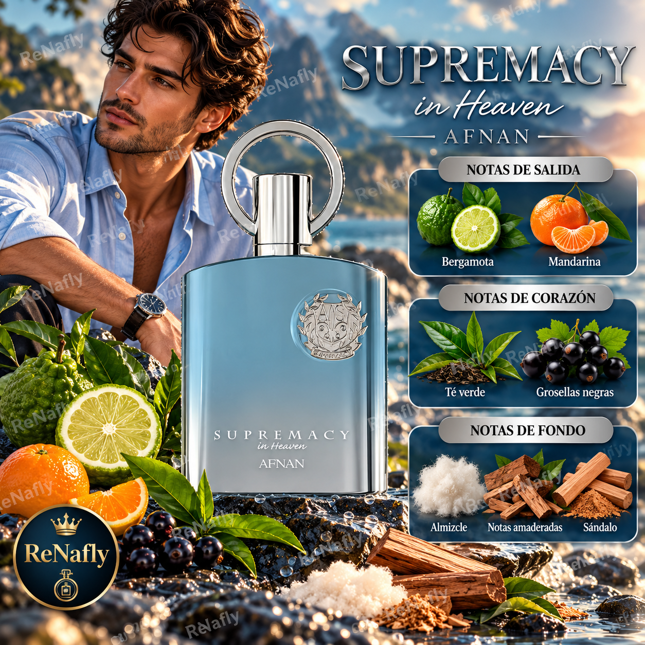 Supremacy In Heaven, Afnan, Eau de Parfum, Hombre, 100ml