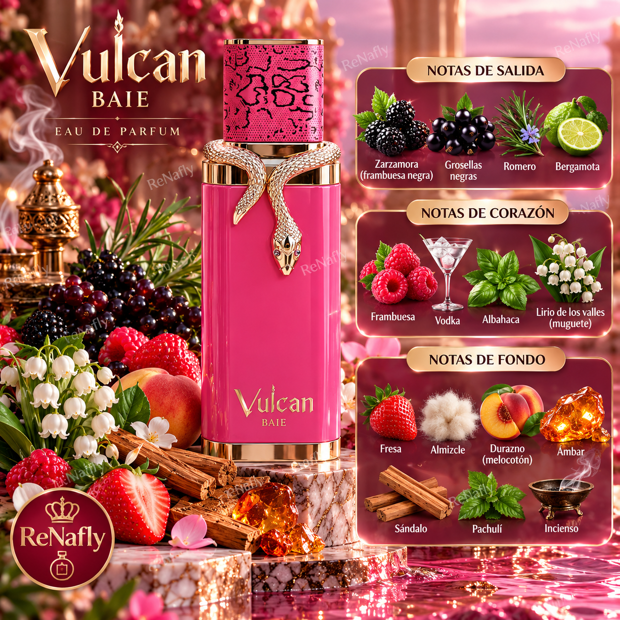 Vulcan Baie, French Avenue, Eau de Parfum, Unisex, 100ml