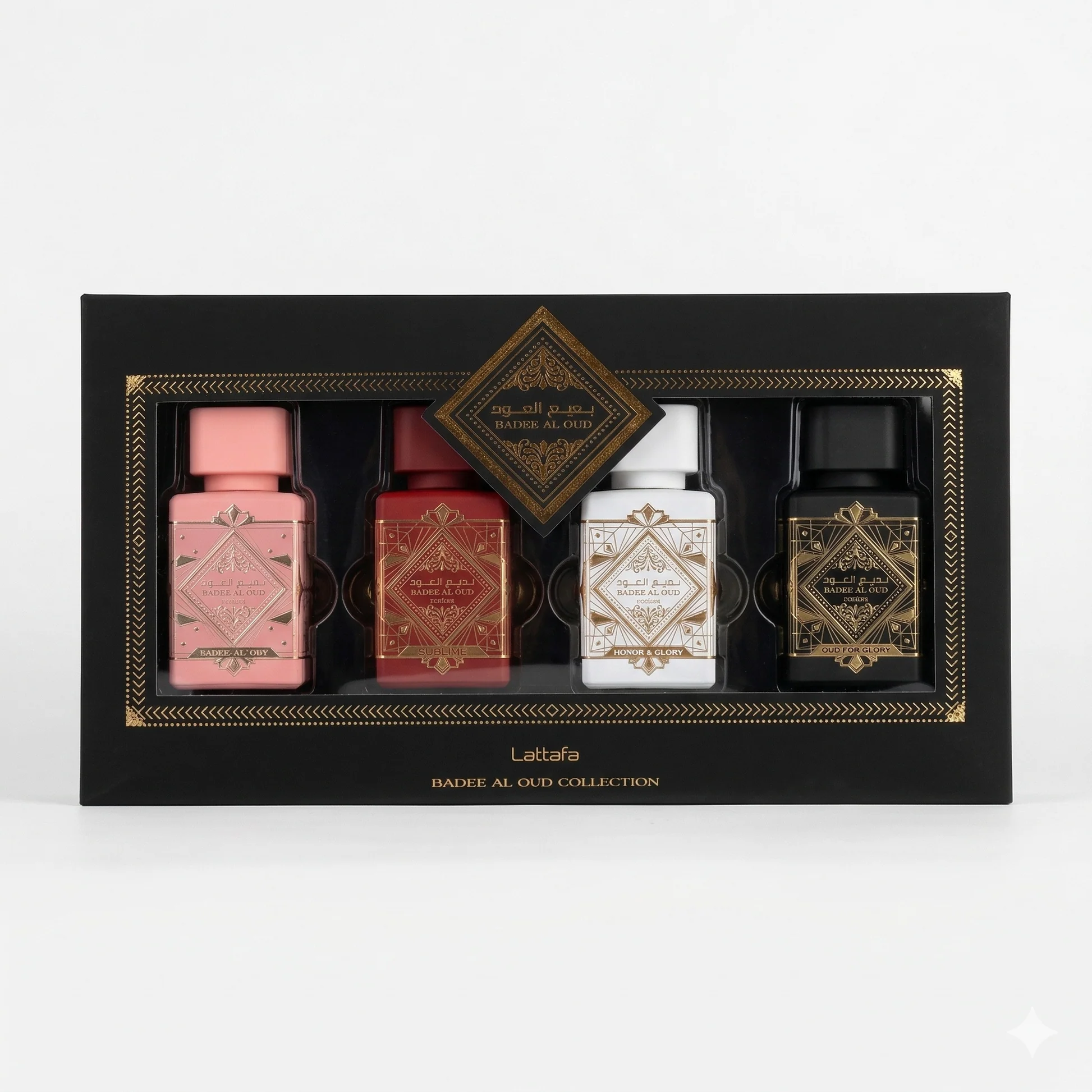 Badee Al Oud Collection, Lattafa, Eau de Parfum, 4x25ml