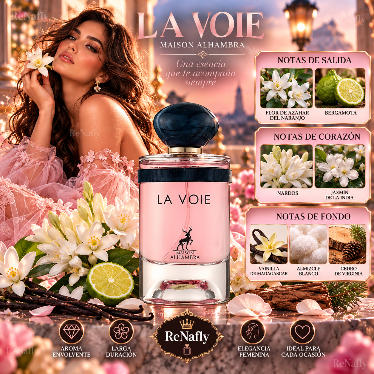 La Voie, Maison Alhmabra, Eau de Parfum, Mujer, 100ml