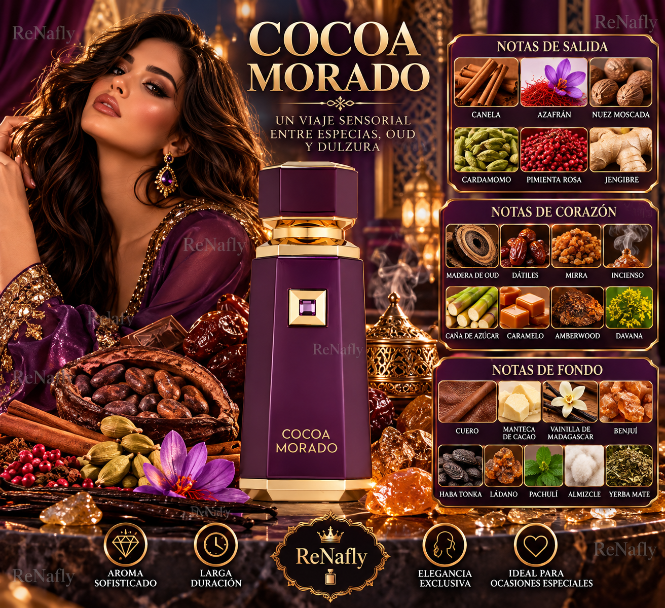 Cocoa Morado, French Avenue, Eau de Parfum, Unisex, 100ml