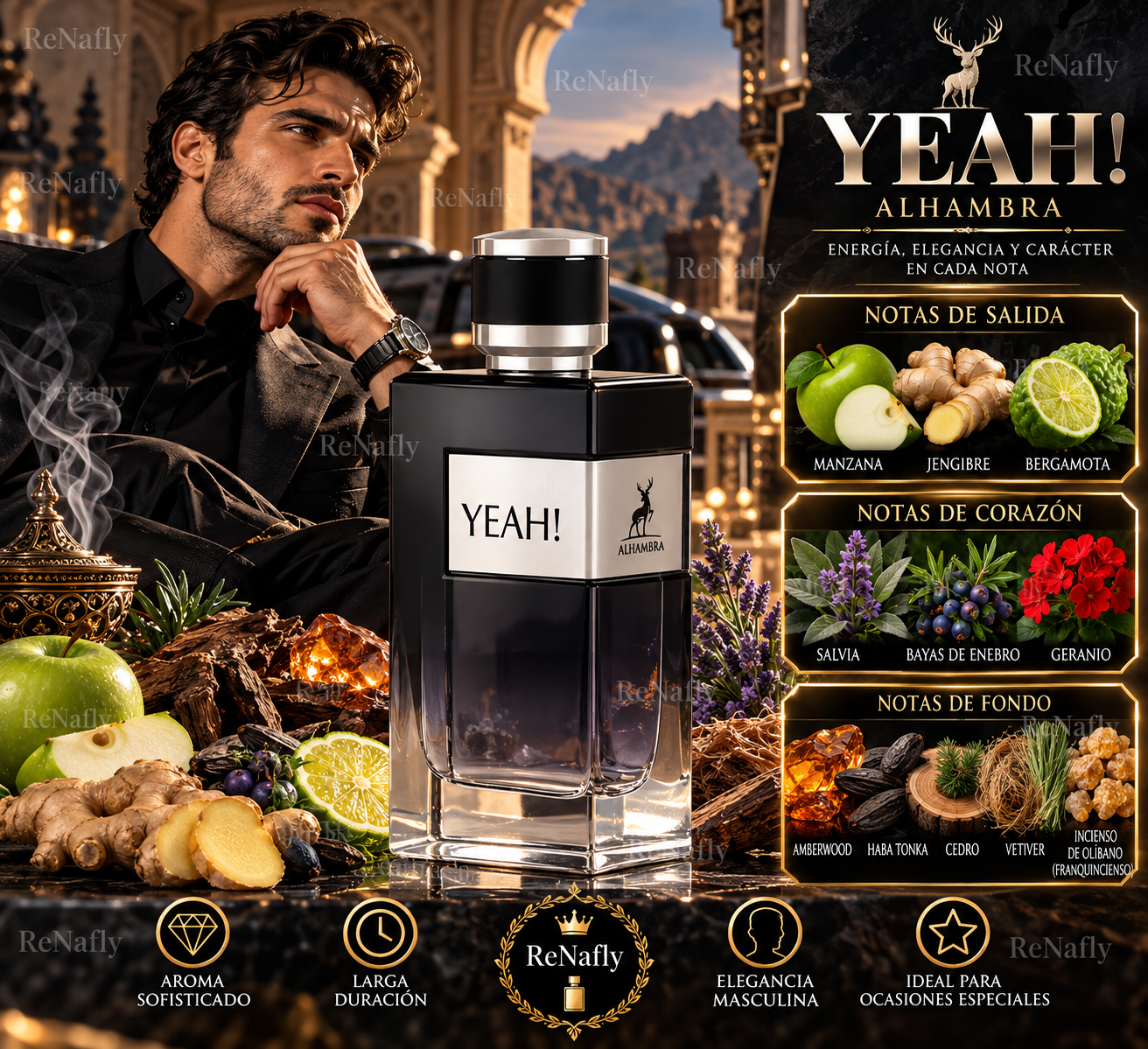 Yeah, Maison Alhambra, Eau de Parfum, Hombre, 100ml