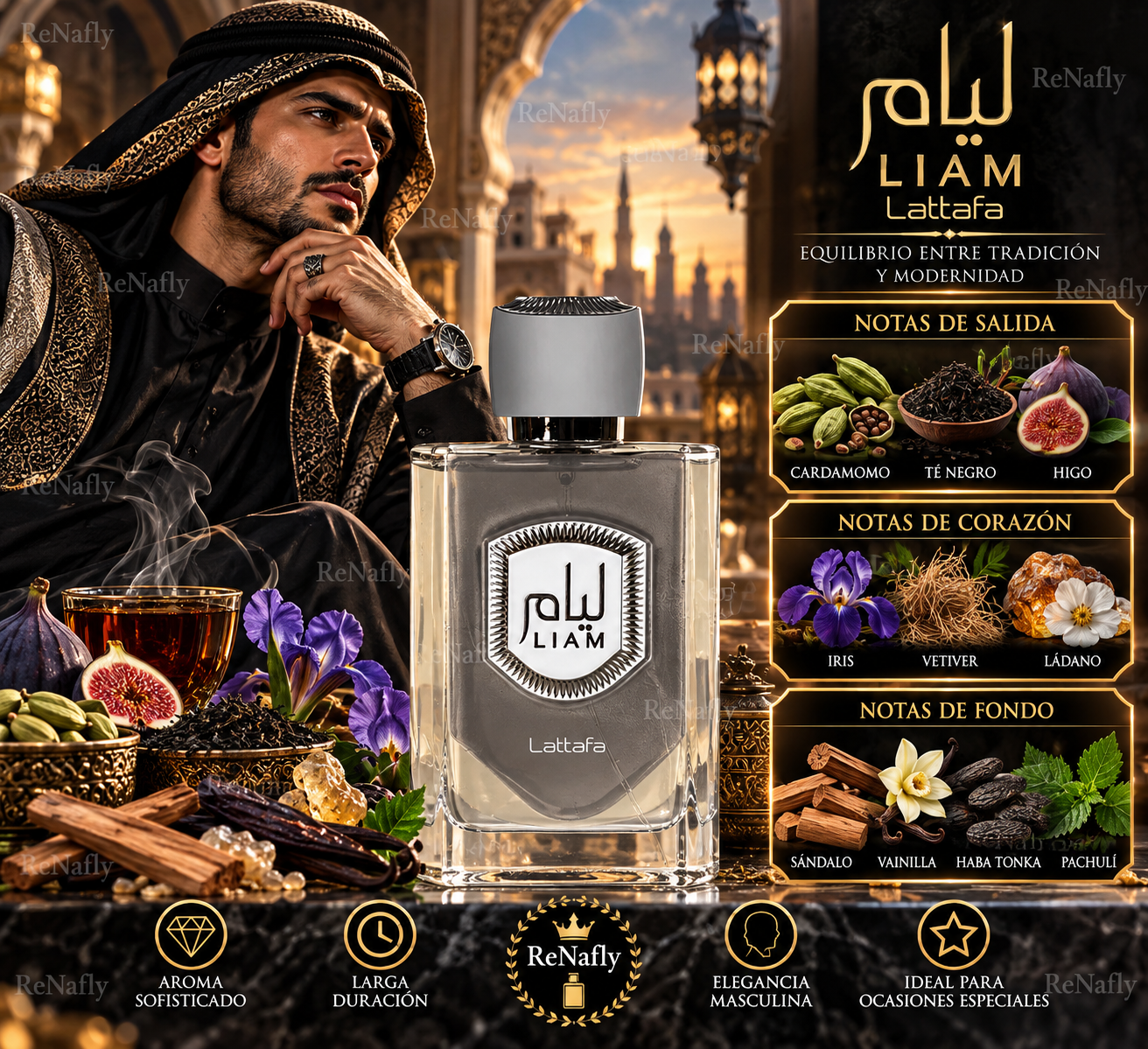 Liam Grey, Lattafa, Eau de Parfum, Unisex, 100ml