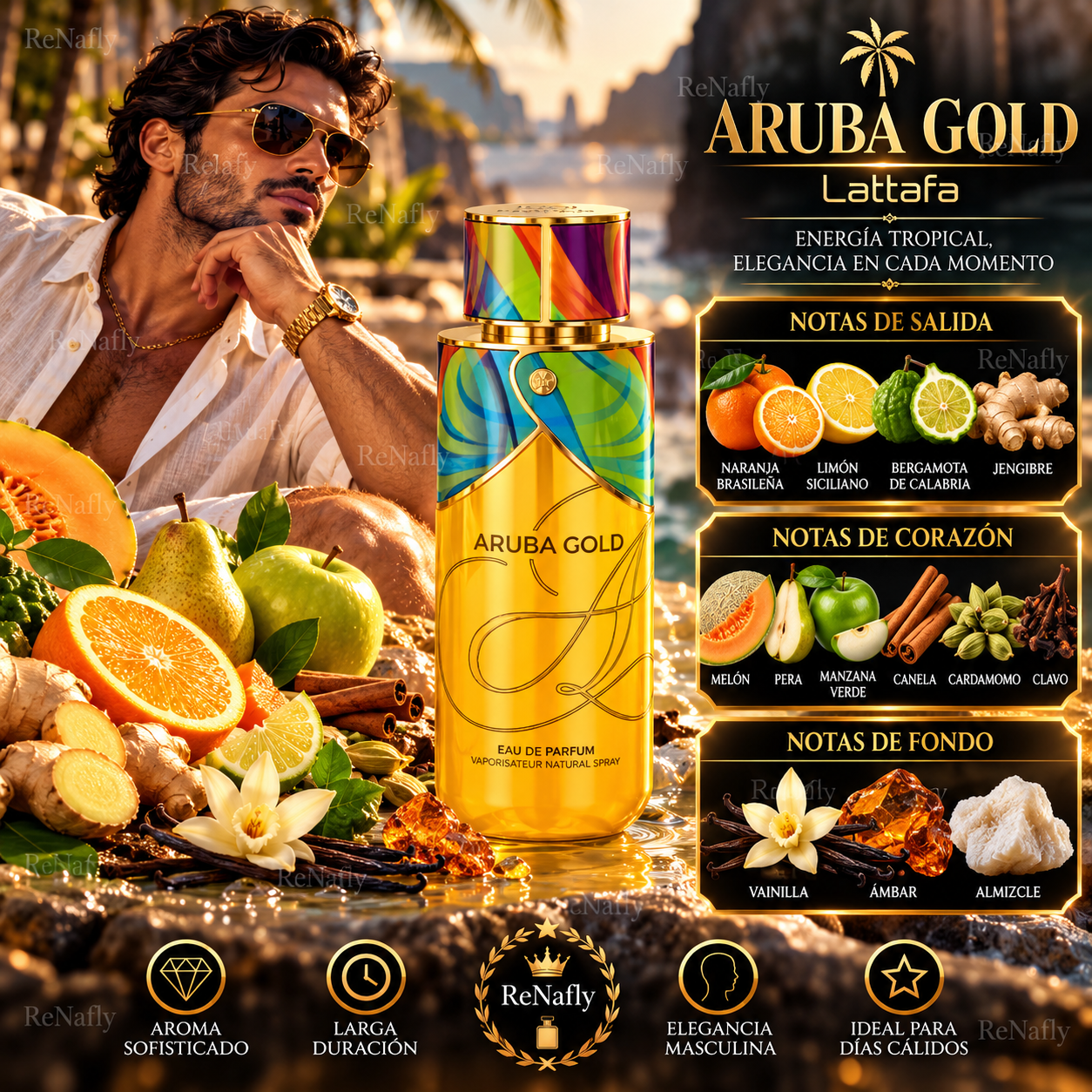 Aruba Gold, Emper, Eau de Parfum, Unisex, 100ml