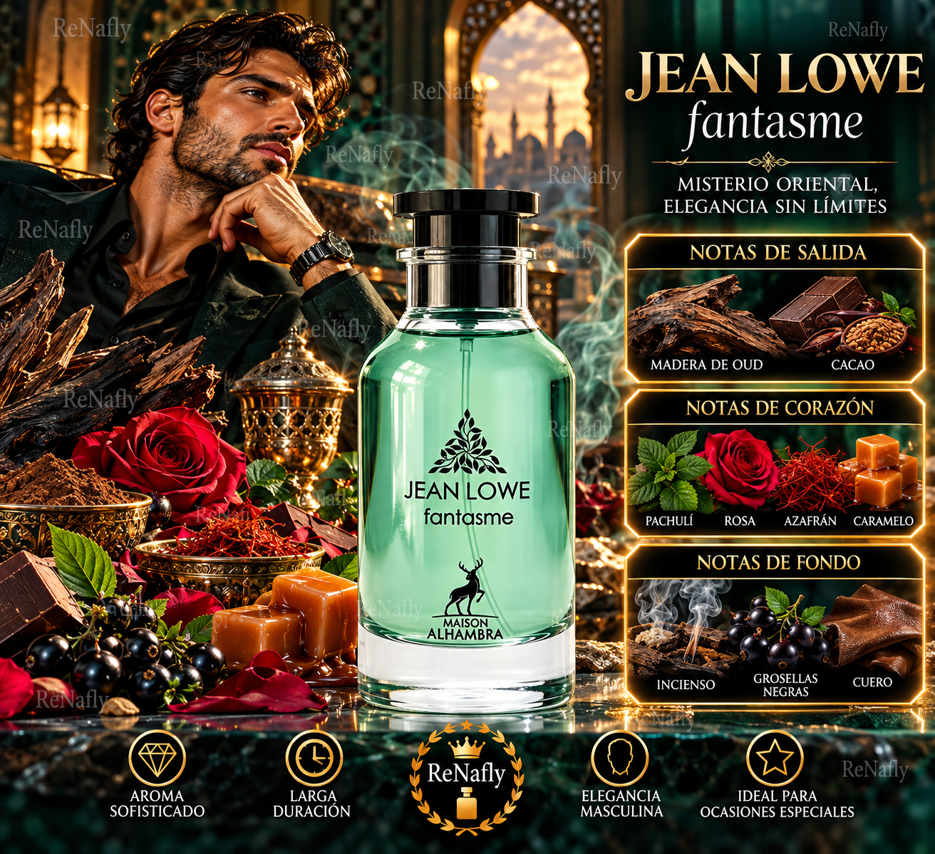 Jean Lowe Fantasme, Maison Alhambra, Eau de Parfum, Unisex, 100ml