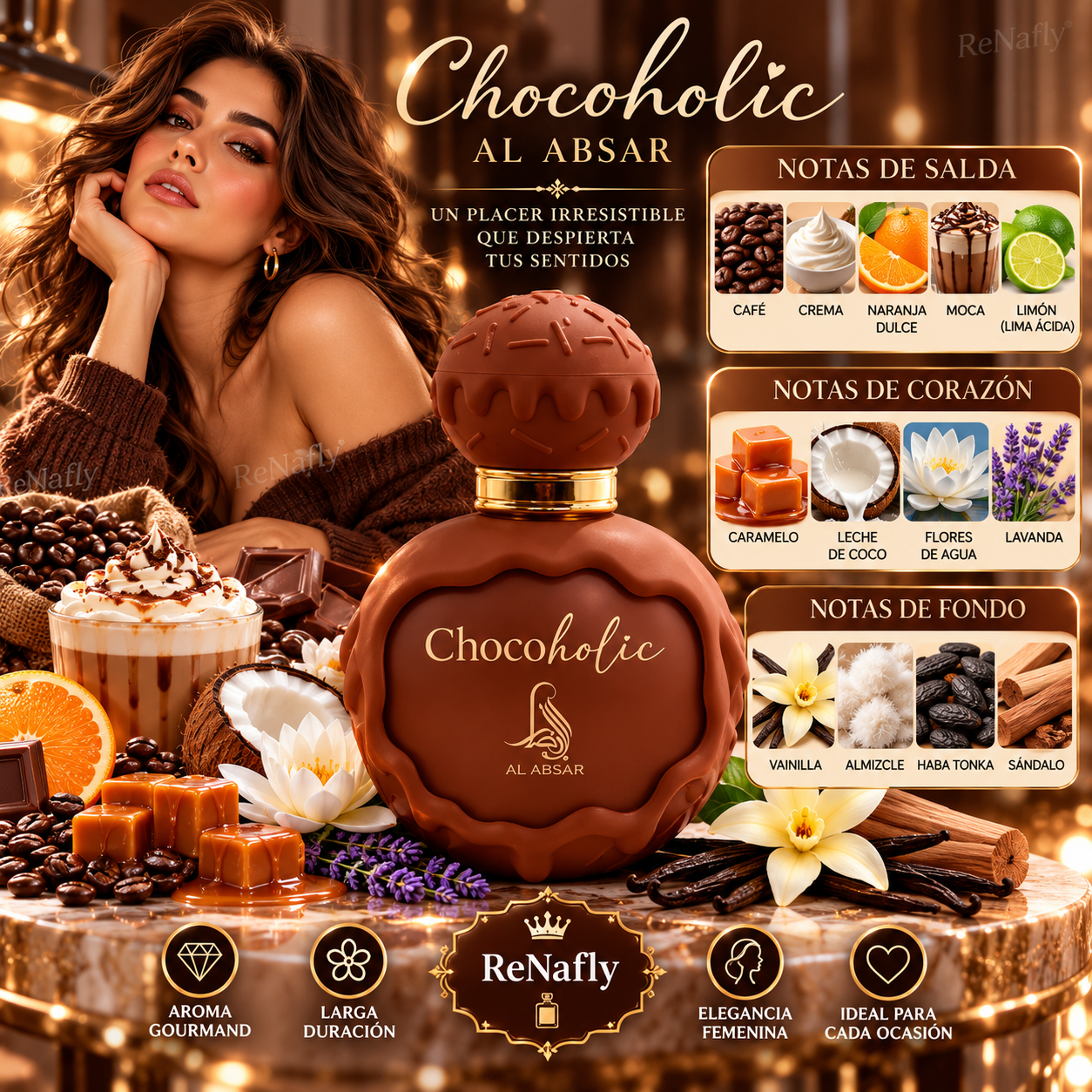 Chocolic, AI Absar, Eau de Parfum, Unisex, 100ml