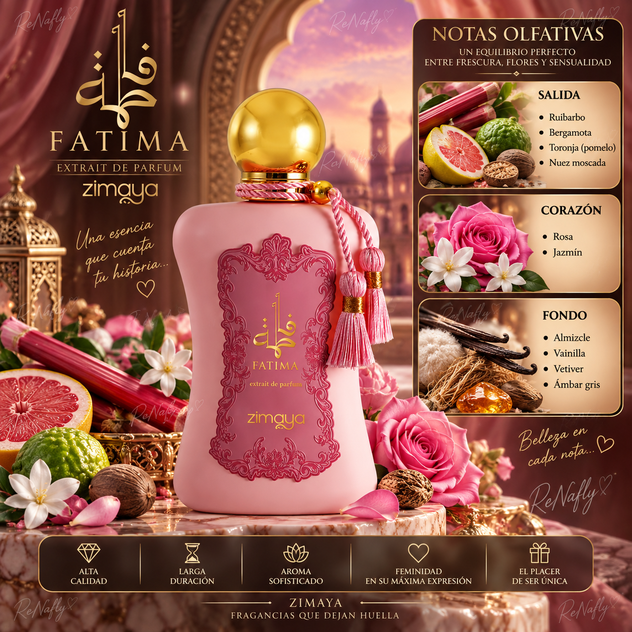Fatima Pink, Zimaya, Eau de Parfum, Women, 100ml