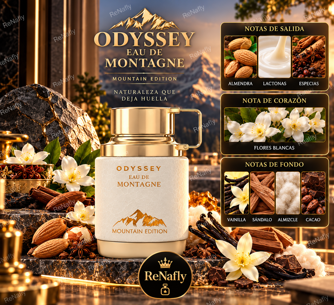 Odyssey Eau de Montagne, Armaf, Eau de Parfum, Unisex, 100ml