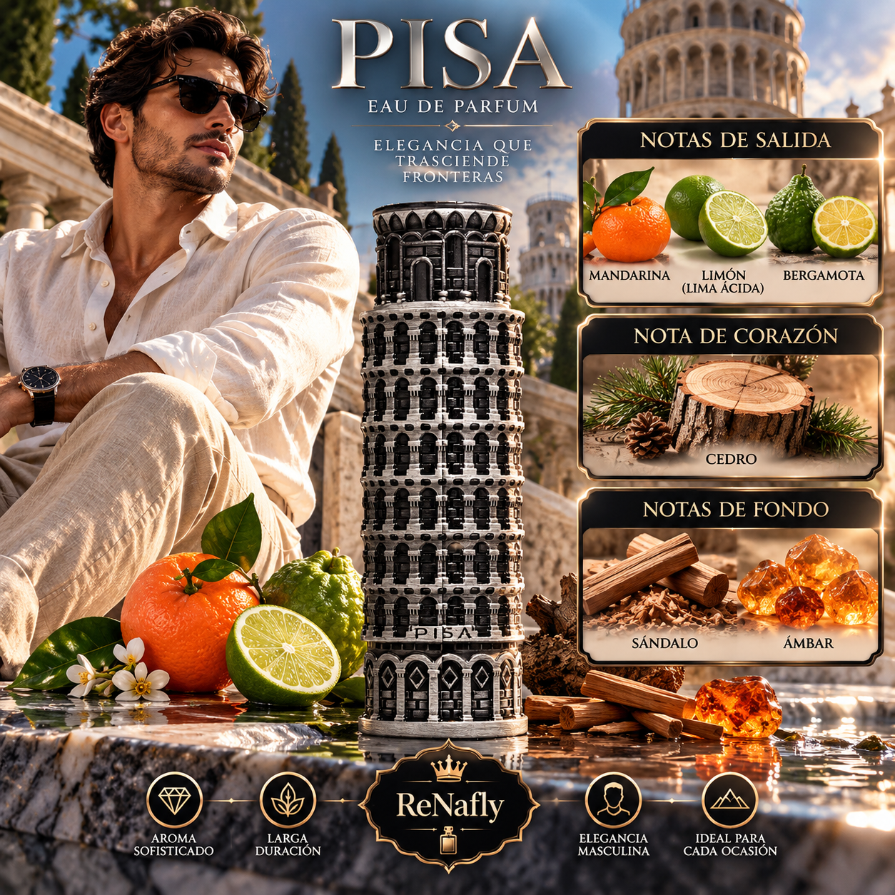 Pisa, Lattafa, Eau de Parfum, Unisex, 100ml