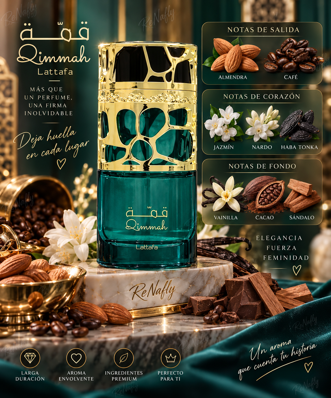 Qimmah, Lattafa, Eau de Parfum, Woman, 100ml