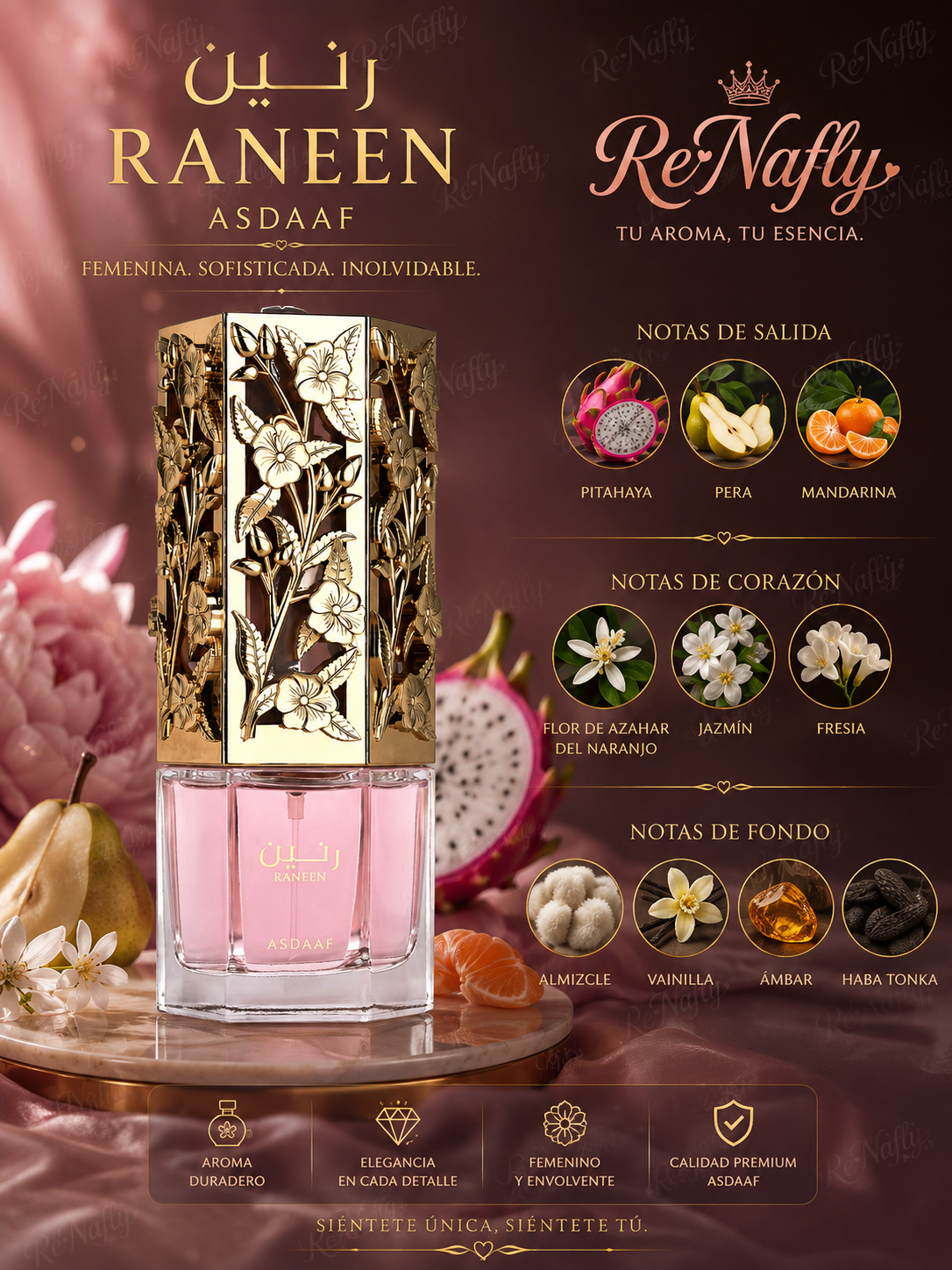 Raneen, Asdaaf, Eau de Parfum, Women, 80ml