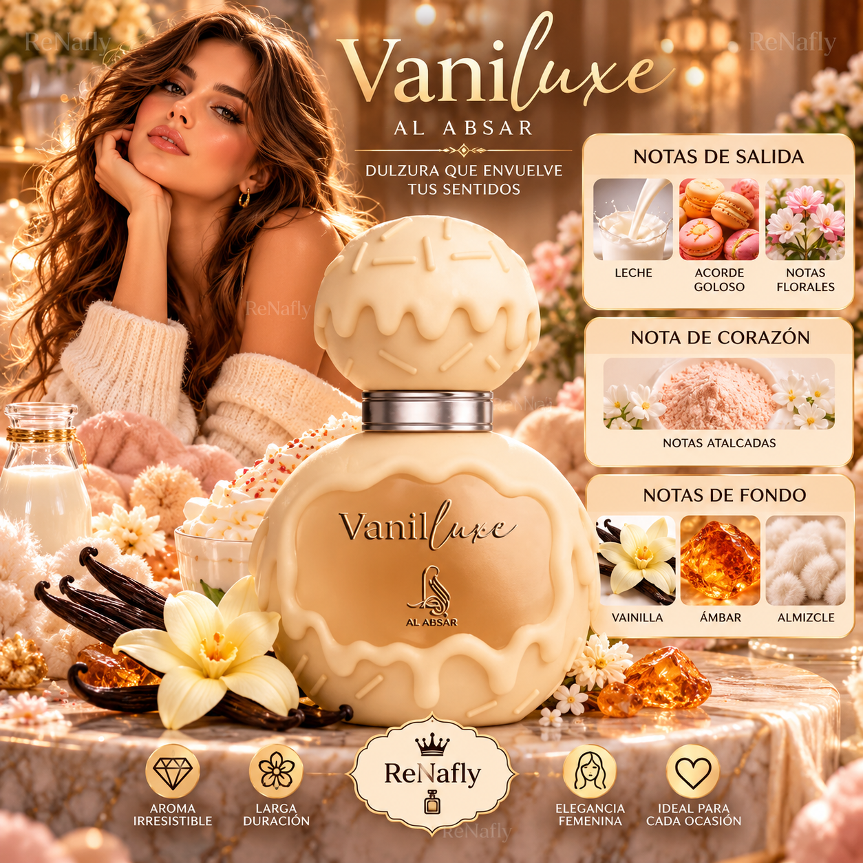 Vanilluxe, AI Absar, Eau de Parfum, Unisex, 100ml
